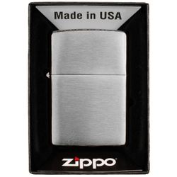 Zippo stormtändare "Chrome Brushed"