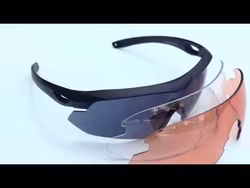 Svarta Swiss Eye® Nighthawk Taktiska Skyddsglasögon