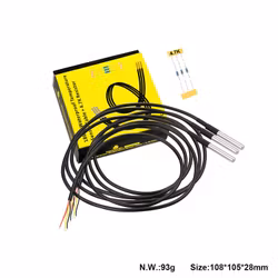 Vattentät temperatursensor med 3st 4,7k resistor