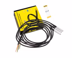 Vattentät temperatursensor med 3st 4,7k resistor