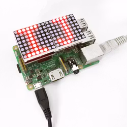 16 * 8 LED Matrix Shield Modul för Raspberry Pi