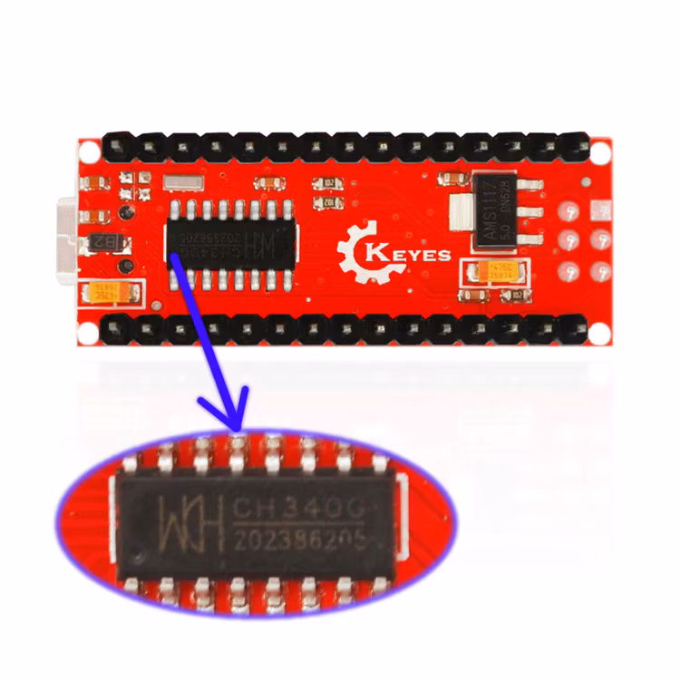 Keyes Nano, kompatibel med Arduino