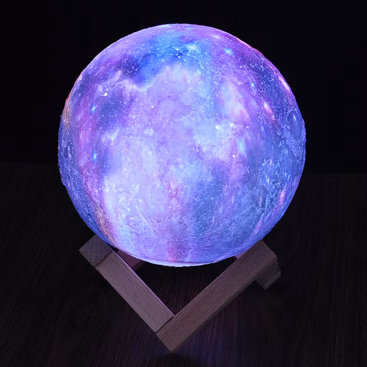 Månlampa 3D 18cm