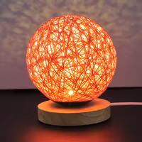 3D LED nattlampa