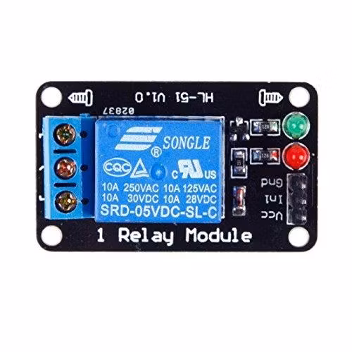 1 Channel Relay Module with 5V Low Level Trigger
