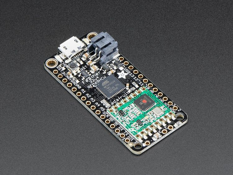 Adafruit Feather 32u4 with RFM69HCW Packet Radio - 433MHz - RadioFruit