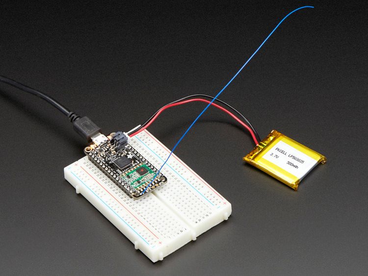 Adafruit Feather 32u4 with RFM69HCW Packet Radio - 433MHz - RadioFruit