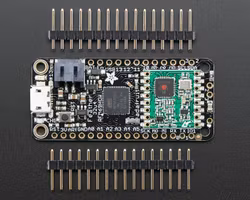 Adafruit Feather 32u4 with RFM69HCW Packet Radio - 433MHz - RadioFruit