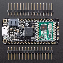 Adafruit Feather 32u4 with RFM69HCW Packet Radio - 433MHz - RadioFruit