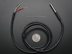 Waterproof DS18B20 Digital temperature sensor + extras