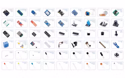 Stort kit med handledning, kompatibel med Arduino