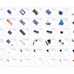 Stort kit med handledning, kompatibel med Arduino