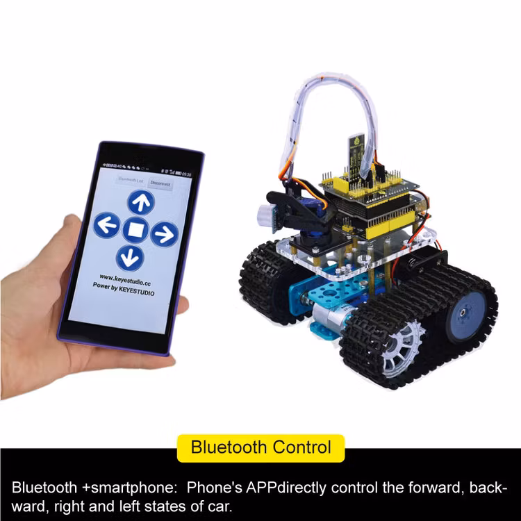 Keyestudio Mini Tank Robot, compatible with Arduino