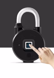 Biometrisk fingeravtryck Bluetooth smart hänglås