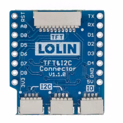 TFT I2C Connector Shield V1.1.0 for LOLIN (WEMOS) D1 mini