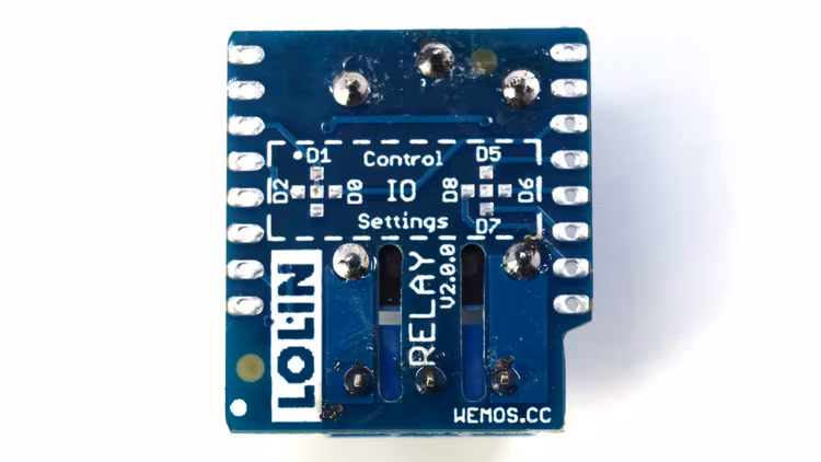 Relay Shield V2.0.0 for LOLIN (WEMOS) D1 mini