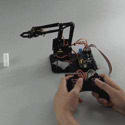 Keyestudio Arm robot kit styr med joystick och app, kompatibel med Arduino