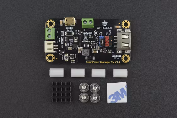 Solar Power Manager with Panel (5V 1A)