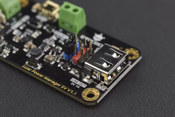 Solar Power Manager with Panel (5V 1A)