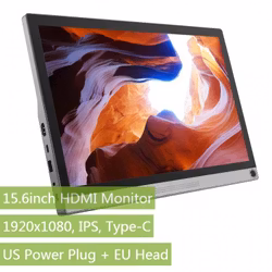 15.6inch Universal Portable Touch Monitor (for EU), 1920×1080, IPS, Type-C