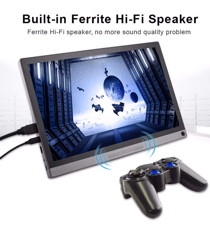 15.6inch Universal Portable Touch Monitor (for EU), 1920×1080, IPS, Type-C