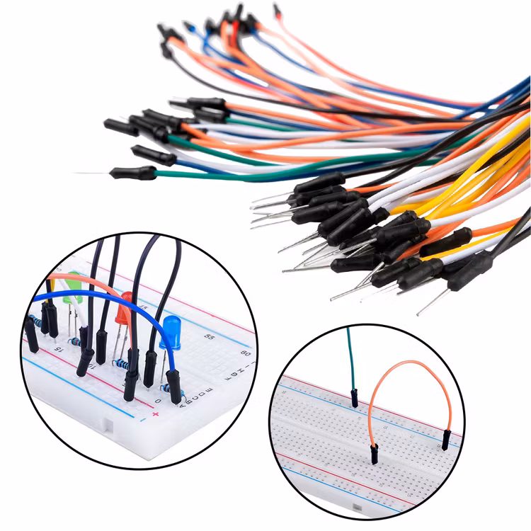 3 Packs M/M Breadboard Jumper Wire Kit for breadboards, compatible with Arduino