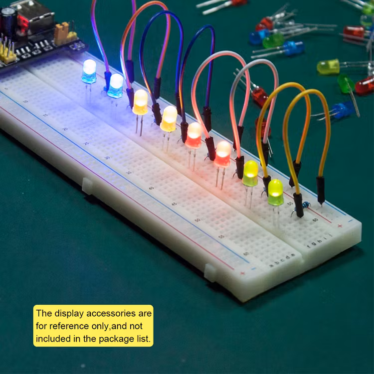 3 Packs M/M Breadboard Jumper Wire Kit for breadboards, compatible with Arduino