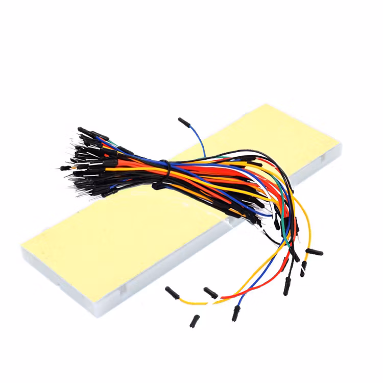 830 hole high quality breadboard +65 colorful bread line kit