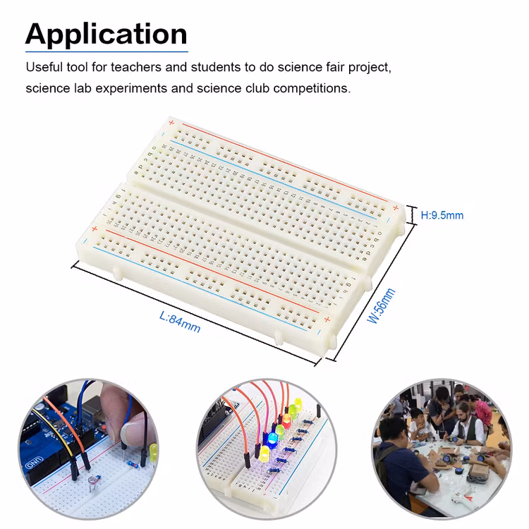 Kopplingsdäck (breadboard)  3st
