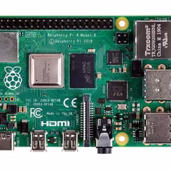 Raspberry Pi 4 Computer Model B 4GB with 3D Gesture & Tracking Shield