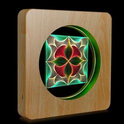 3D LED-lampa med touch sensor