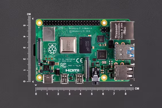 Raspberry Pi 4  4GB with DockerPi PowerBoard