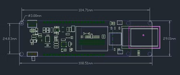 TTGO T-controller ESP32-WROVER 4MB SPI flash and 8MB PSRAM 0.96OLED five-way button 18650 battery holder
