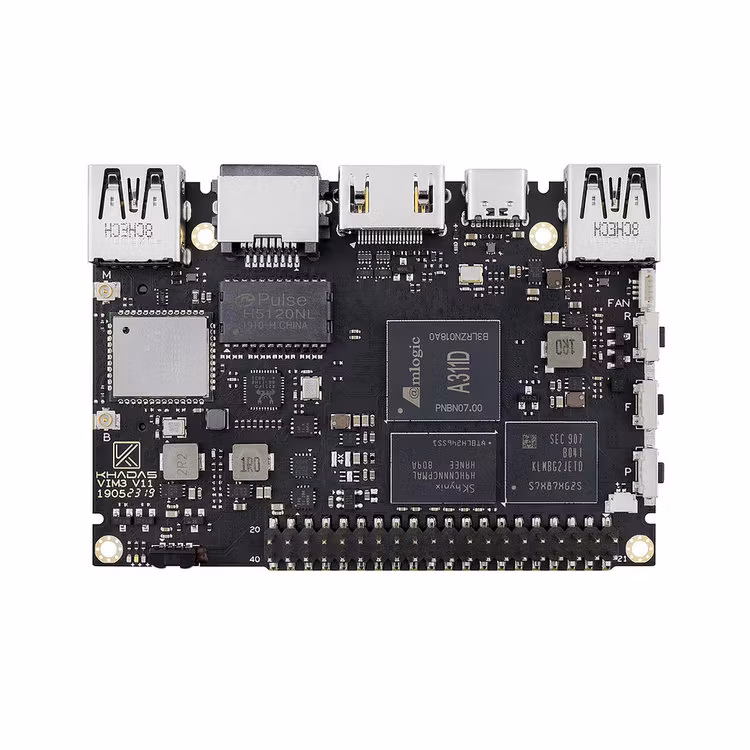 Khadas VIM3 Pro SBC 12nm Amlogic A311D Soc With 5.0 TOPS NPU 4GB + 32GB
