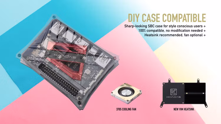 Khadas VIM3 Pro SBC 12nm Amlogic A311D Soc With 5.0 TOPS NPU 4GB + 32GB