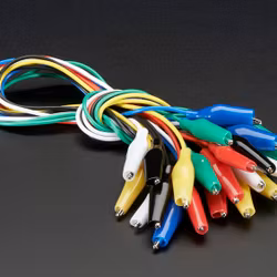 Small Alligator Clip Test Lead (set of 12)