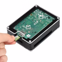 52Pi Original Acrylic ABS Case for Raspberry Pi 4 with DC 5V Cooling Fan
