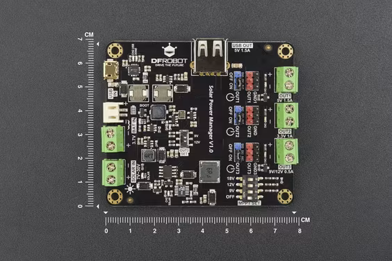Solar Power Manager (for 9V/12V/18V solar panel)