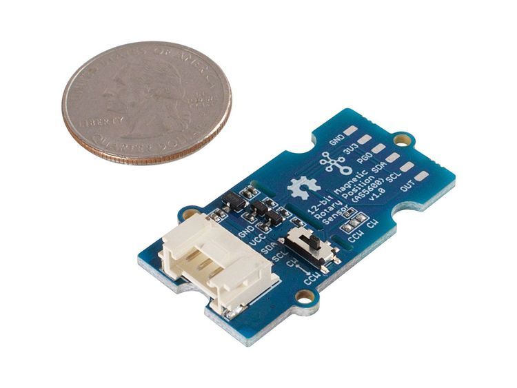 Grove - 12-bit Magnetic Rotary Position Sensor Rotary / Encoder (AS5600)