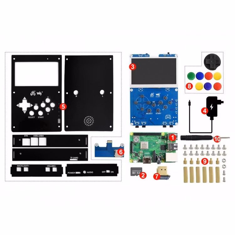 GamePi43, Portable Video Game Console Based on Raspberry Pi
