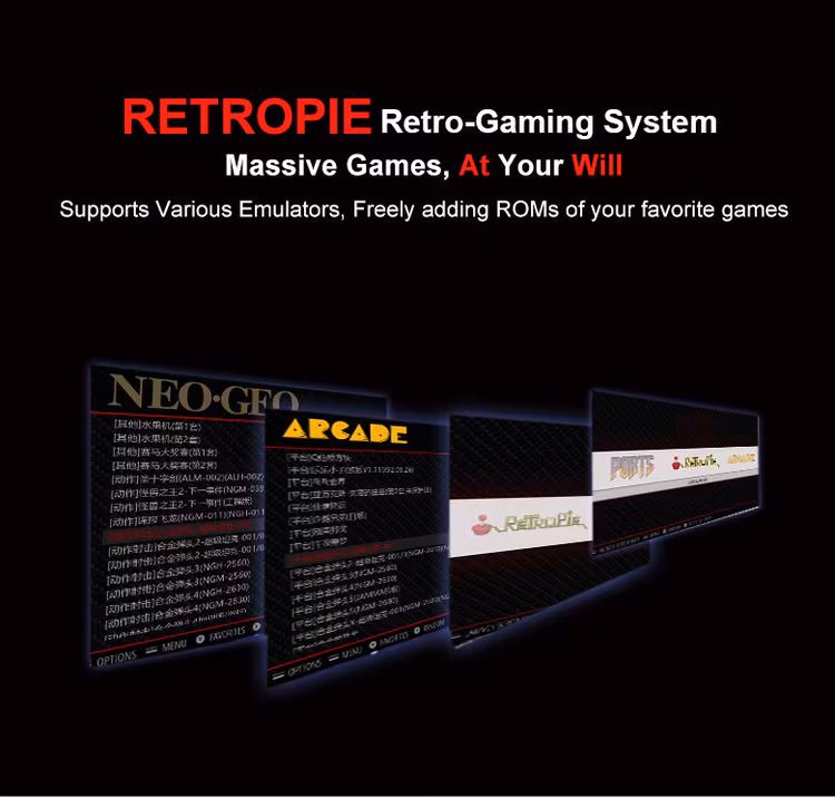 Arcade-C-2P Accessory Pack, 2 Players Arcade Console Building Kit