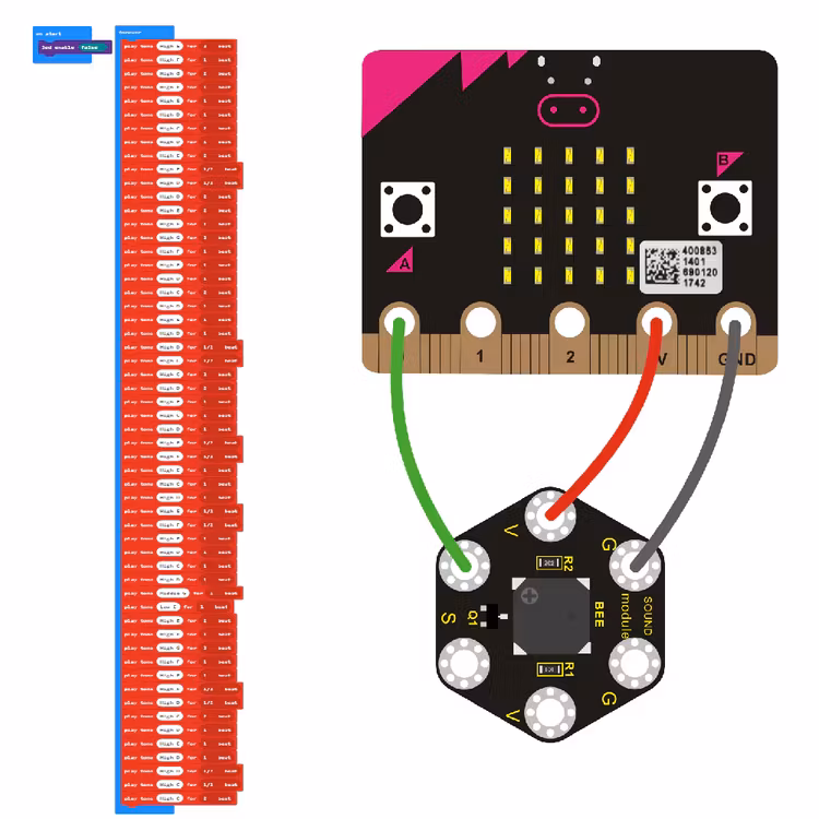 Keyestudio Passive Buzzer Sound Module For BBC micro:bit