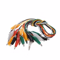 Alligator clip cables 50cm 10st