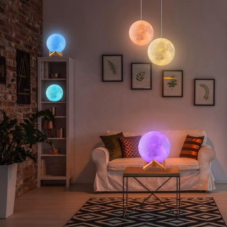 3D månlampa
