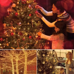 Xmas Decoration LED Copper String Light With USB Port
