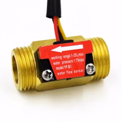 SEA YF-B1 G1/2'' Brass Turbine Flow Meter 1-25L/min Electric Water Heater Copper Flowmeter