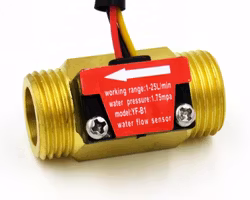 SEA YF-B1 G1/2'' Brass Turbine Flow Meter 1-25L/min Electric Water Heater Copper Flowmeter