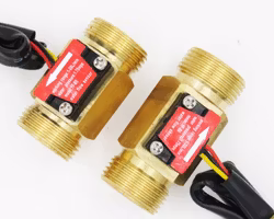SEA YF-B5 G3/4 Brass water copper flow sensor Turbine meter Magnetic Hall effect sensor