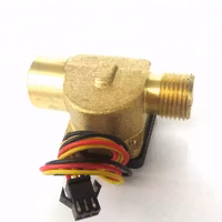 SEA Model No B20 Magnetic Brass Flow Sensor Meter With G1/2 Female To Male Thread Water Flow Direction