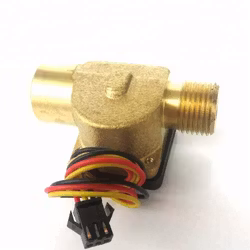 SEA Model No B20 Magnetic Brass Flow Sensor Meter With G1/2 Female To Male Thread Water Flow Direction